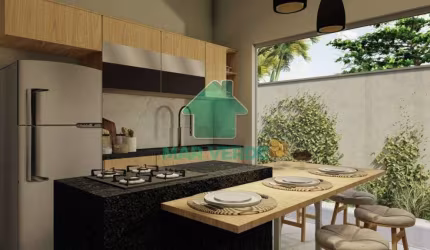 Casa Conceito Moderno 2 dorm sendo 1 suíte