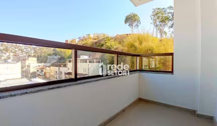 Cobertura com 4 quartos(todos suíte), terraço, garagem, elevador,  à venda, 148 m² por R$ 879.000 - São Mateus - Juiz de Fora/MG