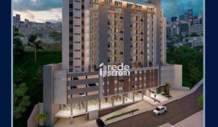 Apartamento mobiliado de 1 quarto com 1 vaga e lazer à venda, 41 m² por R$ 371.290 - São Mateus - Juiz de Fora/MG
