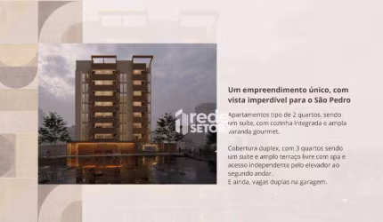 Apartamento Garden com 2 quartos à venda, 78 m² por R$ 468.153 - São Pedro - Juiz de Fora/MG