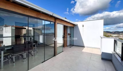 Cobertura com 3 quartos à venda, 163 m² por R$ 550.000 - Vivendas da Serra - Juiz de Fora/MG