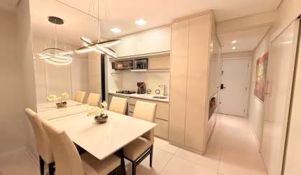 Apartamento semi mobiliado na lateral da Inambu!