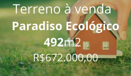 Terreno à venda no Condomínio Paradiso Ecológico - Uberlândia/MG
