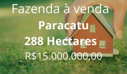 Fazenda à venda, 2880000 m² por R$ 15.000.000,00 - Zona Rural - Paracatu/MG