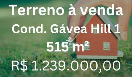 Terreno à venda, Condomínio Gávea Hill 1 - Uberlândia/MG
