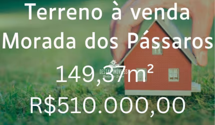 Terreno à venda, bairro Morada dos Pássaros - Uberlândia/MG