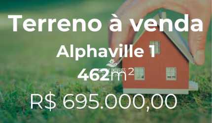 Terreno à venda no Condomínio Alphaville 1 - Uberlândia/MG