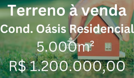 Terreno à venda no Condomínio Oasis Residencial - Uberlândia/MG