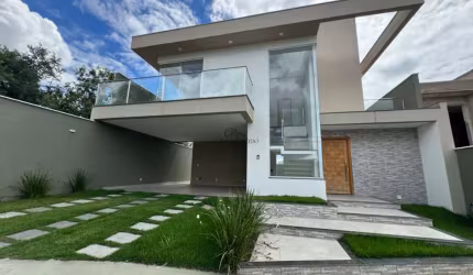 Excelente casa nova em condomínio fechado na região central de Lagoa Santa!