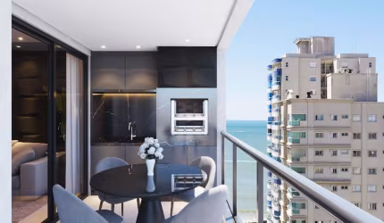 Apartamento de 3 suítes em 100 vezes para pagar ! em meia praia
