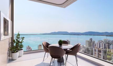 Apartamento de 3 suítes em 60 vezes para pagar ! em meia praia