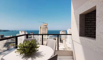 Apartamento de 2 suítes em 72 vezes para pagar! No Morretes
