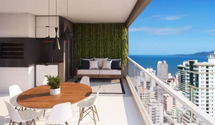 Apartamento de 3 suítes em 60 vezes para pagar ! em meia praia