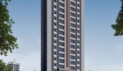 Apartamento de 2 suítes em 100 vezes para pagar! No Morretes