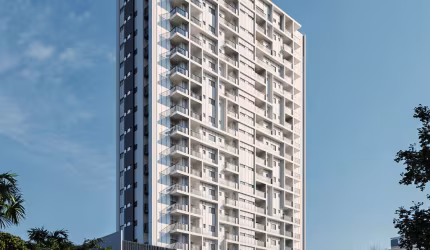 Apartamento de 2 suítes em 100 vezes para pagar! No Morretes