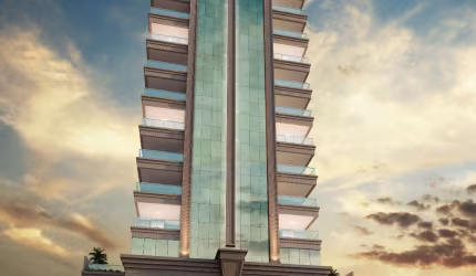 Apartamento de 4 suítes em 60 vezes para pagar ! em meia praia