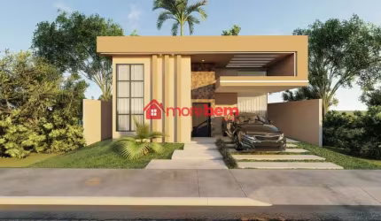 Casa de 3 quartos sendo 1 suíte