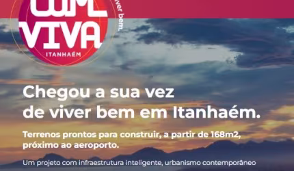 TERRENO NA PRAIA EM BAIRRO PLANEJADO - PLANOS, LIMPOS E PRONTOS PARA CONSTRUIR