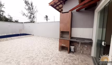 LINDA CASA LADO PRAIA COM PISCINA E CHURRASQUEIRA