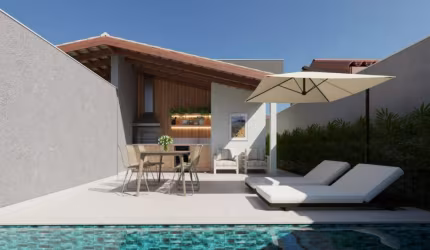 ESPLÊNDIDA CASA DE ALTO PADRÃO COM PISCINA 3X6