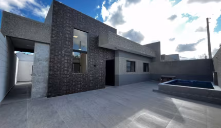 CASA NOVA ALTA PADRÃO 03 QUARTOS - PISCINA E ÁREA GOURMET COM PISCINA