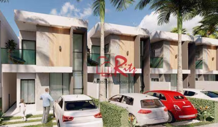 Casa com 3 dormitórios à venda, 101 m² por R$ 523.000,00 - Coité - Eusébio/CE