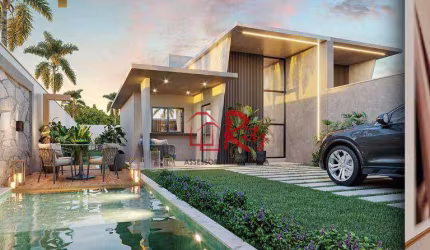 Casa com 3 dormitórios à venda, 93 m² por R$ 349.000,00 - Encantada - Eusébio/CE