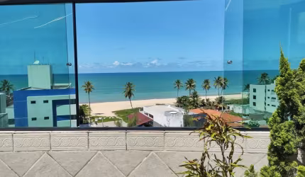 Magnifica cobertura vista eterna do mar