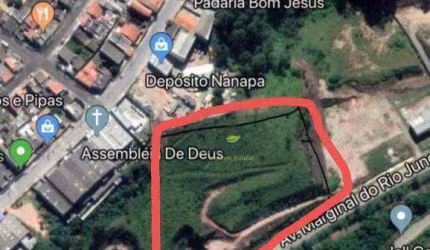 Terreno, 14800 m² - VENDA por R$ 2.900.000 ou ALUGUEL por R$ 12.000/mês - Área Industrial - Várzea Paulista - SP.
