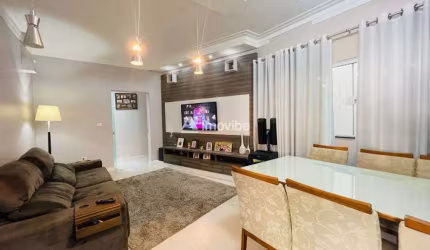 Casa 03 dormitórios com suíte, ampla área gourmet no bairro Terramérica em Americana/SP.