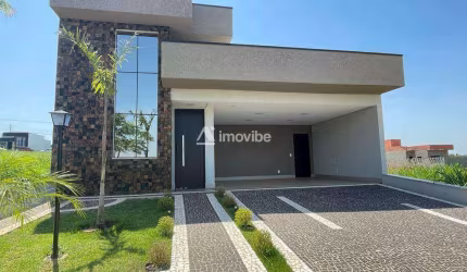 Casa térrea novíssima à venda com 03 dormitórios, no condomínio Recanto das Águas em Nova Odessa/SP.