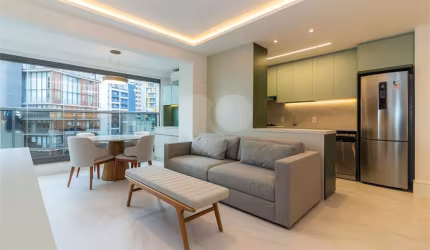 Apartamento para venda, com 2 quartos, 70 m, novo, mobiliado, 1 vaga na Vila Madalena