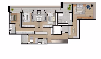 APARTAMENTO DE 205m² COM 4 SUÍTES – LANÇAMENTO EXCLUSIVO NA VILA MADALENA