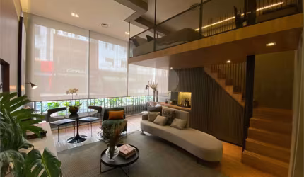 Apartamento de 1 Dormitório 36m² com Pé Direito Alto e Lazer Premium