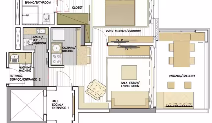 Apartamento Residencial A VENDA NO ITAIM BIBI