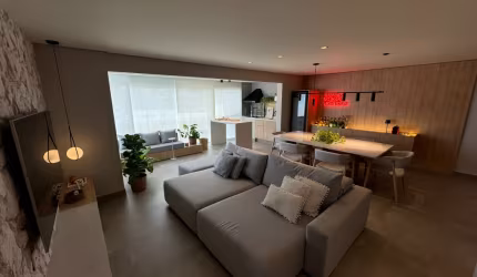 Um apartamento feito 100% por arquiteto com 2 suítes no Mandaqui