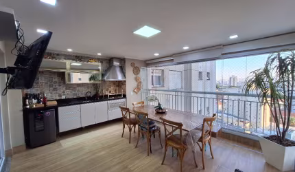 Apartamento na Vila Guilherme com varanda gourmet 2 vagas