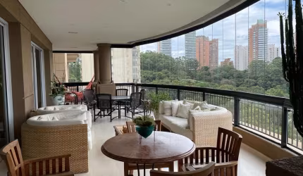 Apartamento venda alto padrão 715 m² 4 suites, 9 vagas, adega, Panamby - São Paulo - SP