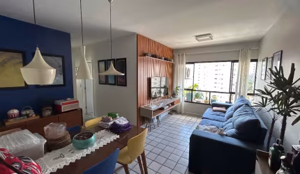 Apartamento de 75m2, com 3/4, sendo um revertido, suite, Cidade Jardim