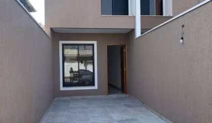 Casa Nova na Zona Sul com churrasqueira, 2 vagas para carro