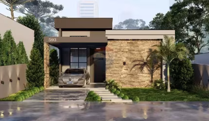 Casa de 03 Dormitórios Térrea na Planta - Bairro Leonardo Ilha há poucos metros da UPF