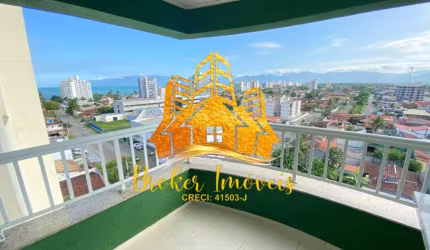Apartamento no Vila Serena - Vista Mar com 2 Dormitórios sendo 01 Suíte na Praia do Indaiá em Caraguatatuba