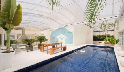Cobertura Vila Nova Conceição, 4 suites ,8 vagas, 649,3m². com piscina e espaço gourmet .