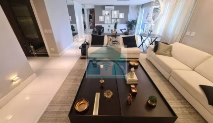 Apartamento Brooklin ,vende mobiliado  258m², 3 suítes, 4 vagas, lazer de clube