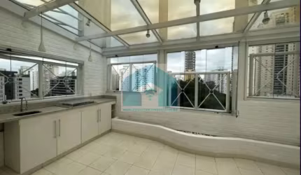 Cobertura Brooklin com 3 suítes 3 vaga com espaço gourmet 175m.