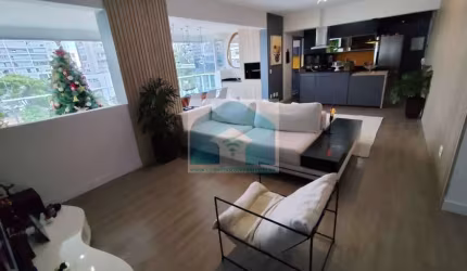 Apartamento Brooklin, porteira fechada, , 2 suites com varanda gourmet  2 vagas105m³ e lazer.