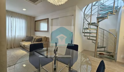 COBERTURA DUPLEX MOBILIADA - VILA NOVA CONCEIÇÃO - NOVINHA