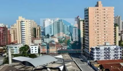 Apartamento na Vila Tupi Praia Grande SP, com 2 dormitórios sendo 1 suíte.