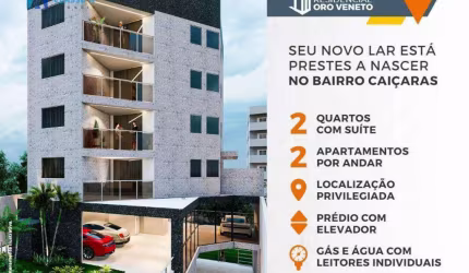 Apartamento com 2 quartos à venda, 59 m² por R$ 479.258 - Caiçara-Adelaide - Belo Horizonte/MG