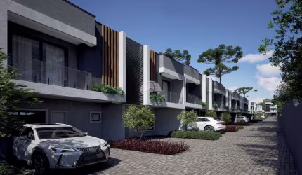Casa em condomínio fechado com 3 quartos à venda na Rua Nicola Pellanda, 3538, Umbará, Curitiba, 98 m2 por R$ 565.566